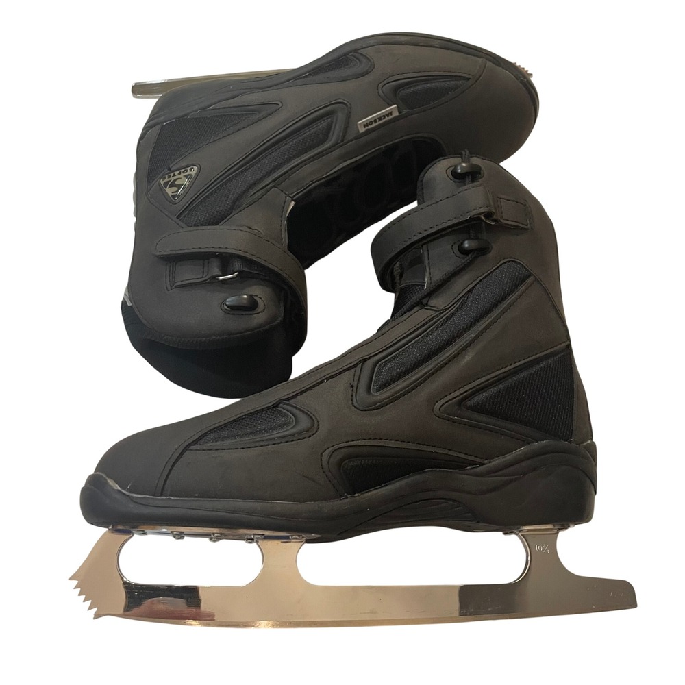 Jackson Softec Ice Skates Mens Black Ultima Mark IV Blades with Bag 10.5